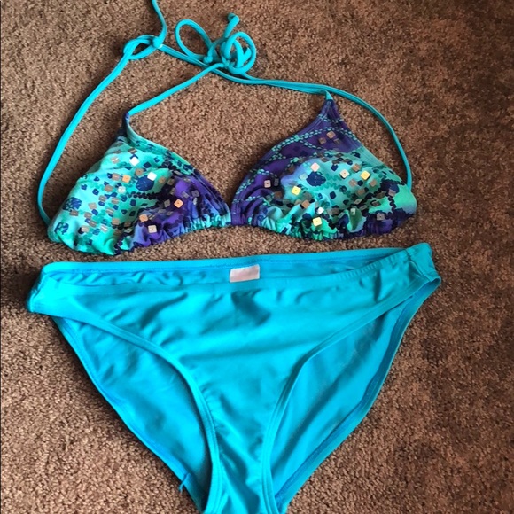 Xhilaration Other - Purple and blue Xhilaration bikini